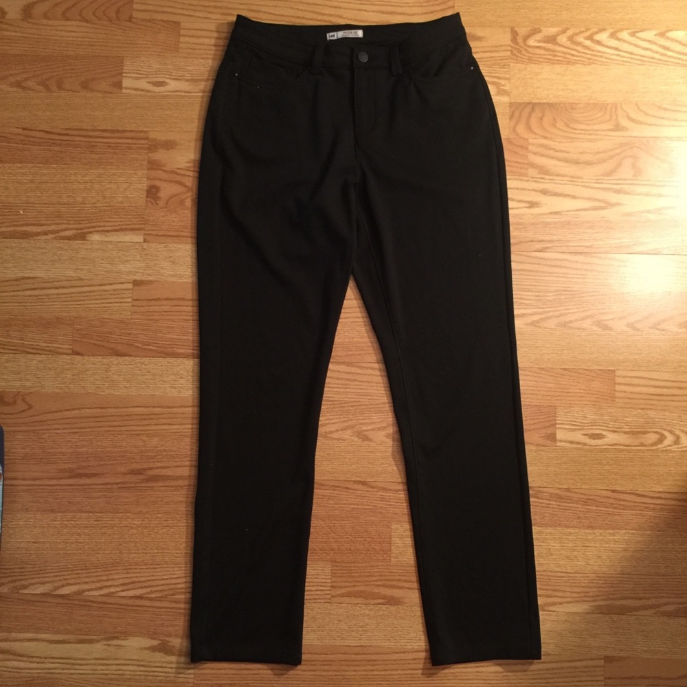 Lee Midrise Black Pants/ Sz. 12
